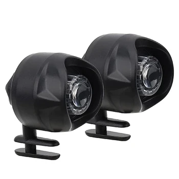 1 комплект Головного Света Лампы Mini LED Light Фары Для Croc Lamp Ipx5 Водонепроницаемая Обувь Освещает Открытый Кемпинг Ножной Светильник (Черный)