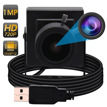1-Мегапиксельная HD Веб-камера 2,8-12 мм Ручной Варифокальный объектив mini CMOS OV9712 Аудио-Видео Веб-Камера с Микрофоном Микрофон для Компьютера ПК Ноутбук
