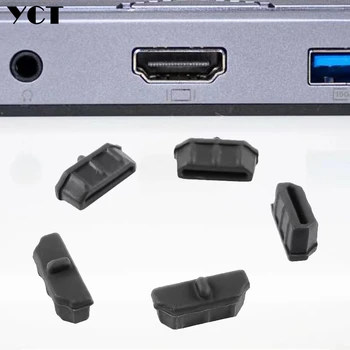 100шт Пылезащитный штекер HDMI, HD видео, интерфейс для настольного ноутбука, пылезащитный колпачок, силиконовая защитная крышка, бесплатная доставка