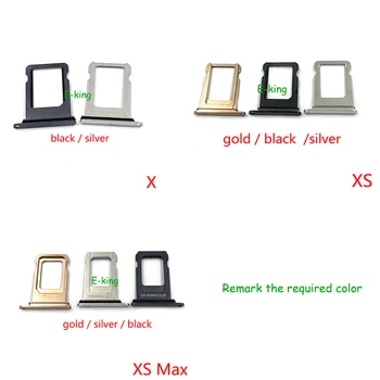 10ШТ Для Iphone X XR XS Max Слот Для Sim-карты Держатель Лотка Гнездо Для Чтения Sim-карт