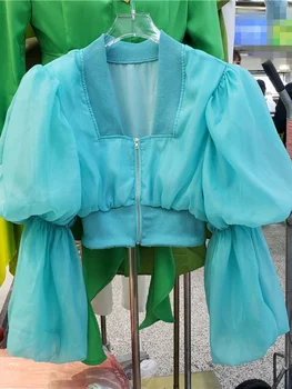 2023 Ropa Mujer Темпераментные Куртки для Женщин С V-образным вырезом, Однотонные Повседневные Укороченные Топы, Корейская Верхняя Одежда, Модное Винтажное Пальто, Женская Одежда