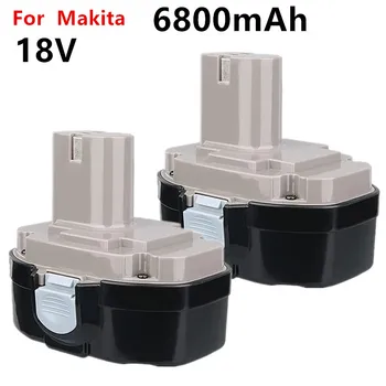 6800mAh Ni-MH аккумуляторная батарея для Makita PA18 18V 1822 1823 1833 1834 1835 192828-1 1835F 192829-9 193061-8 193102-0 193140-2 193159-1