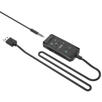 7.1-Канальная внешняя звуковая карта USB с адаптивным позиционированием объемного звучания 24 бит/96 кГц.