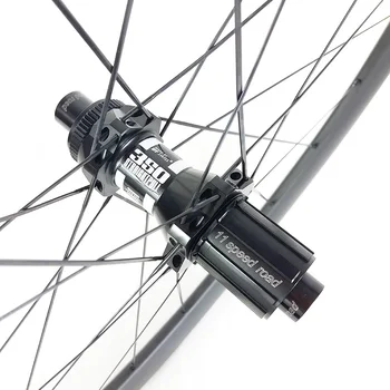 780 г 42 мм асимметричный решающий бескамерный дорожный диск с прямой тягой центральный замок карбоновое заднее колесо 350 велосипедная прокладка Cyclo-cross или XDR
