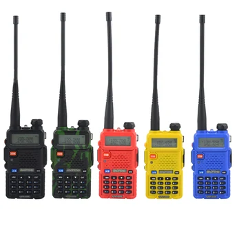 baofeng walkie talkie uv-5r двухдиапазонное двустороннее радио VHF/UHF 136-174 МГц и 400-520 МГц FM Портативный Приемопередатчик с наушником