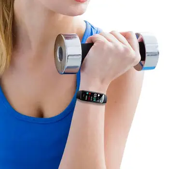 C1plus Водонепроницаемый смарт-браслет Для мужчин и женщин, умные часы, пульсометр, монитор артериального давления, шагомер для измерения артериального давления