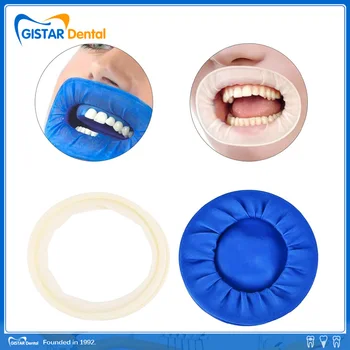 GISTAR 10шт Стоматологический O-образный Одноразовый резиновый Стерильный открывалка для рта Расширитель полости рта для щек Ретрактор Резиновая заслонка Ретрактор