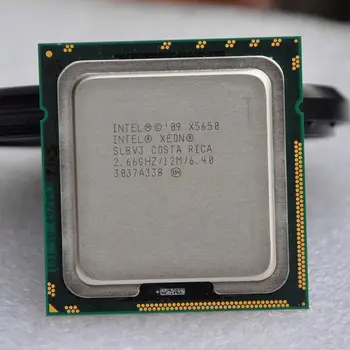 Intel Xeon X5650 2,66 ГГц, шестиядерный процессор L3 12M, процессор LGA1366 SLBV3, бесплатная доставка