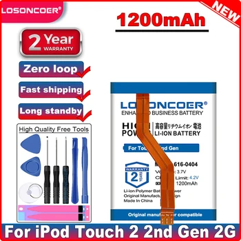 LOSONCOER 1200 мАч 616-0401 616-0404 Аккумулятор для iPod Touch 2 2-го поколения 2G 8 ГБ 16 ГБ 32 ГБ аккумулятор