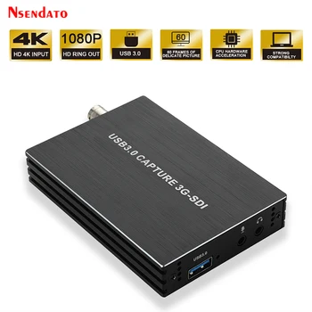 USB3.0 SDI HD 1080 60fps Игровой видеозахват Рекордер Устройство Захвата карт для прямой трансляции для OBS Камеры TV Box PC