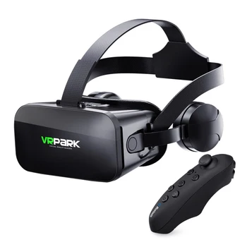 VRPARK J20 3D VR Очки Очки виртуальной реальности для смартфонов 4.7-6.7 iPhone Android Игровая стереосистема с контроллерами гарнитуры