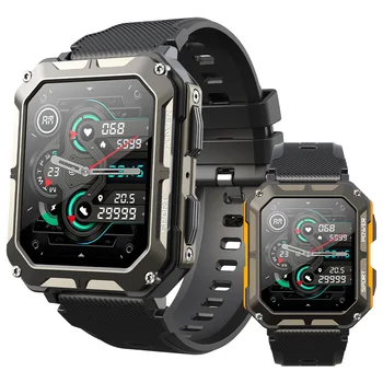 WalkFit Смарт-Часы Мужские IP68 Водонепроницаемый Открытый Фитнес-Трекер 7 дней Автономной Работы C20Pro smartwatch Спортивные часы Android ios