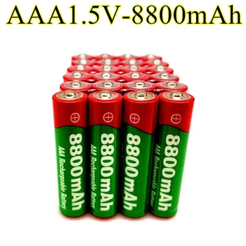 Аккумуляторная батарея AAA 8800 мАч, 1,5 В, 8800 мАч, перезаряжаемая, новая, Alcalinas, аккумуляторная батарея