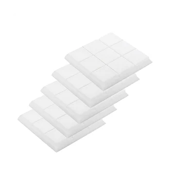 Акустические панели из пенопласта, 5 упаковок, Клиновидная плитка размером 30x30x5 см, звуковые панели, Звукоизоляционные панели из пенопласта, белый