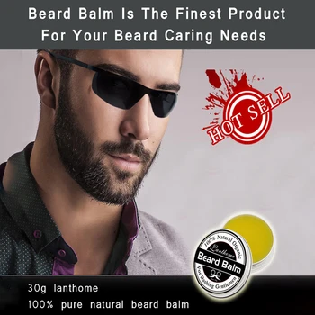 Бальзам-кондиционер для роста бороды Hair Mustache Repair Shape Natural и органический воск для усов Для гладкой укладки бороды