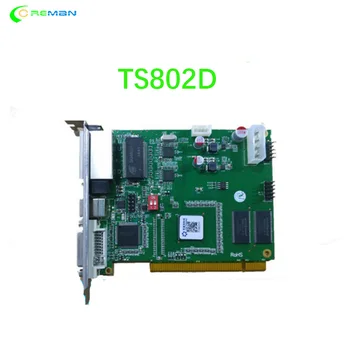 Бесплатная доставка Linsn TS802D Синхронная светодиодная система управления отправкой карт светодиодный дисплей RV908 TS852D коробка для отправки карт видеостена