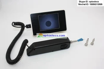 Бесплатная доставка Ручной 400-кратный волоконно-оптический инспекционный микроскоп с адаптером 2,5 мм и 1,25 мм для контроля торца волокна