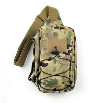 Военная уличная тактическая нагрудная сумка через плечо, камуфляжная многофункциональная повседневная сумка через плечо