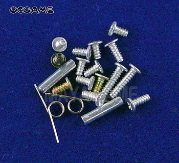Высокое качество OCGAME, полный набор винтов с кнопкой L R для ремонта пружин для консоли NDSL, 20 комплектов