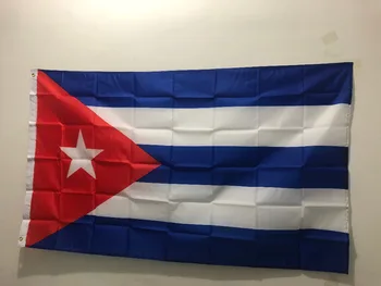 Декоративный Баннер с изображением Флага Кубы 90x150 см