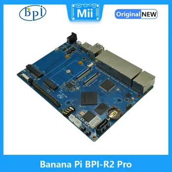 Демонстрационная плата Маршрутизатора Banana Pi BPI-R2 Pro Rockchip RK3568 с четырехъядерным процессором 16 ГБ eMMC Flash 2G DDR3 с открытым исходным кодом