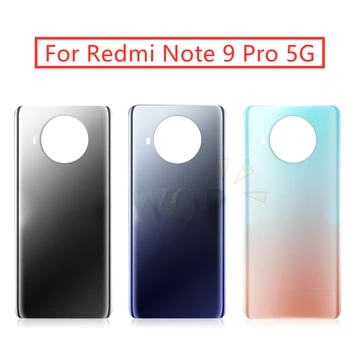Для Xiaomi Redmi Note 9 Pro 5G Задняя Крышка Аккумулятора Корпус Задней Двери Боковая Клавиша Для Redmi note 9 Pro 5g Замена Ремонт