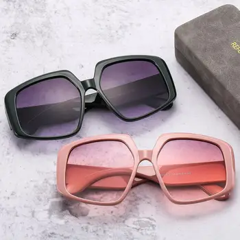 Женские солнцезащитные очки негабаритных квадратные солнцезащитные очки оттенки очки Винтаж большой кадр UV400 защиты водительский солнцезащитный козырек очки