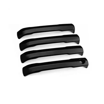 Защитная накладка для наружной дверной ручки автомобиля для Toyota Tundra 2022-2023 Аксессуары - Черный цвет - рояль
