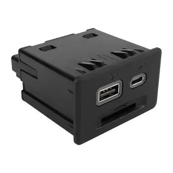 Коробка подлокотника USB-порт 13525431 Профессиональная Простая установка Автомобильный слот для SD-карты Запасные части для GMC Acadia Sierra 1500