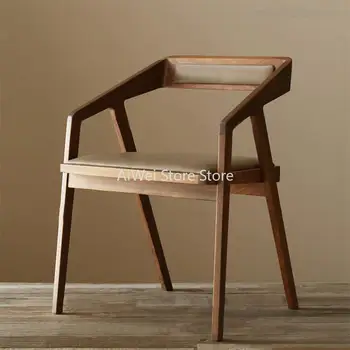 Минималистский деревянный стул для игр, Скандинавский офис для гостиной, Офисные стулья для столовой, Складная Кухонная мебель Mueblesa для взрослых, MZYYH