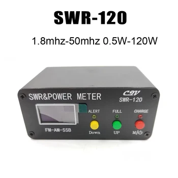 НОВАЯ версия ANYSECU SWR-120 V2 1,8 МГц-50 МГц FM AM SSB ЖК-дисплей с интерфейсом SWR и измерителя мощности Type-C