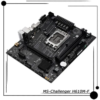 Новый для материнской платы MAXSUN чипсет H610 Поддерживает Core 12-го поколения (LGA1700) DDR4 24-pin + 8-pin MS-Challenger H610M-F