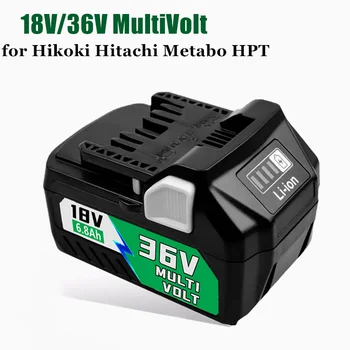 Обновление Многовольтной Литий-ионной Аккумуляторной батареи 18V/36V 6.8Ah для Hitachi Metabo HPT 18V 36V Аксессуары Для Садовых Электроинструментов BSL36A18