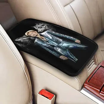 Персонализированная крышка подлокотника для внедорожника Johnny Hallyday с накладкой на центральную консоль Wolf