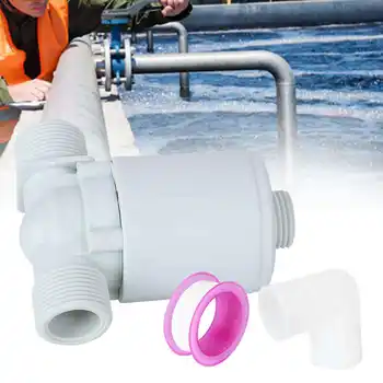 Пластиковый G3/4-дюймовый Плавающий Шаровой кран, Наружные Боковые Впускные Баки, Башни, Автоматический Клапан регулирования уровня воды для чистой воды