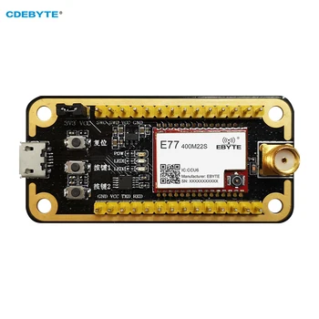 Плата для тестирования разработки STM32 CDEBYTE E77-400MBL-01 С Предварительно припаянным Модулем LoRa USB-Интерфейса E77-400M22S с Антенной