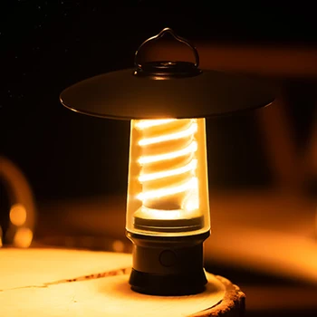 Портативный походный фонарь Многофункциональная подвесная лампа для палатки фонари USB Перезаряжаемый походный фонарь Наружный светодиодный фонарик