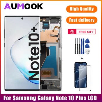 Протестирован Новый OLED-дисплей для Samsung Galaxy Note 10 + ЖК-дисплей с Сенсорным экраном Digitizer для замены ЖК-дисплея SM-N975F SM-N9750