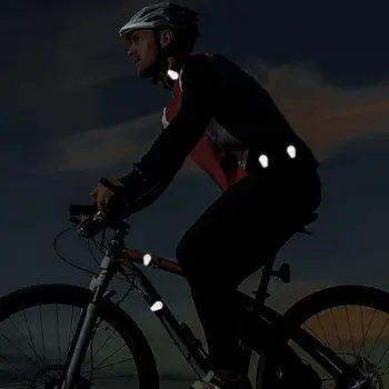 Профессиональная светоотражающая магнитная клипса, портативная светоотражающая наклейка на велосипед с принтом, декоративная светоотражающая магнитная клипса для автомобиля