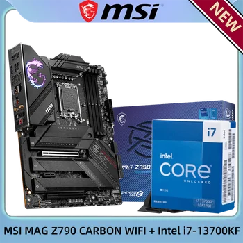Процессор Intel i7 13700KF + материнская плата MSI MPG Z790 CARBON WIFI LGA 1700 для игровых ПК INTEL