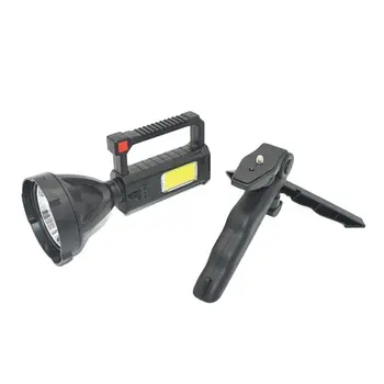 Светодиодный COB фонарик, прожектор с регулируемой яркостью, USB-фонарь для зарядки, Рабочий светильник С подставкой, Уличный Перезаряжаемый Ночник для кемпинга, лампа