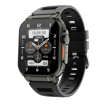 Смарт-часы A70 Мужские Bluetooth-Вызов Местный Музыкальный Плеер 1,96 дюймов Пульсометр Монитор Артериального Давления Спортивные Фитнес-Женские Умные Часы
