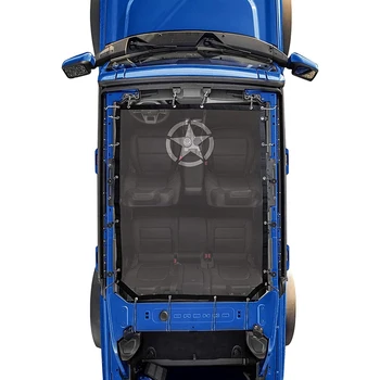 Солнцезащитный Козырек Для Ford Bronco, Сетчатый Солнцезащитный Козырек Бикини-Топ Для Ford Bronco 2021 2022 4-Дверные Аксессуары (Звезда)