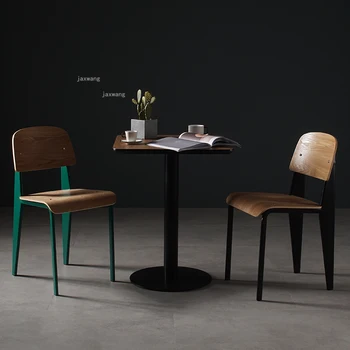 Стулья для ресторана из массива дерева в скандинавском стиле, Современный минималистичный стул для отдыха в кафе, магазине одежды, Кресло для отдыха на балконе, Кресло для отдыха в спальне